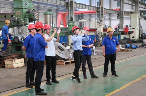 中石化易派客商業(yè)信用中心到蘭高閥門進(jìn)行盡調(diào)考察