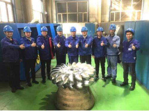 國(guó)內(nèi)首臺(tái)增材制造沖擊式水輪機(jī)真機(jī)轉(zhuǎn)輪在哈電電機(jī)研制成功