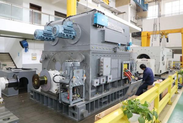 上海電機(jī)中俄東線安平站首臺(tái)配套電機(jī)制造完工